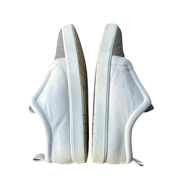 Vince Cream and grey Casual Slip-On sneaker leather size 9 - Picture 5 of 10